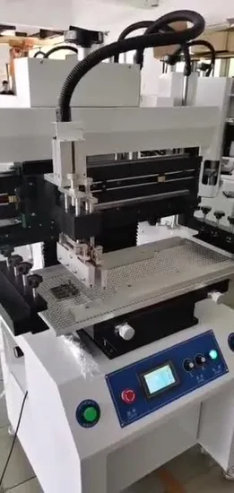 Stampante per pasta saldante semiautomatica ad alte prestazioni, stampante serigrafica per PCBA GDK Ssp